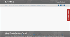 Desktop Screenshot of empirefurniturerental.com