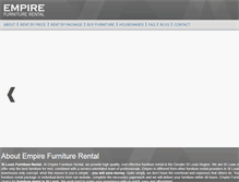 Tablet Screenshot of empirefurniturerental.com
